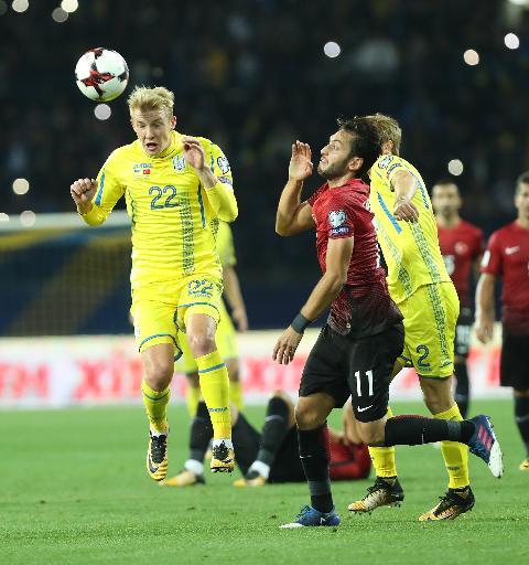 Сборная Украины добыла феерическую победу над Турцией в матче отбора ЧМ-2018