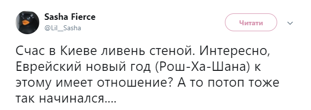 "Гром гремит, земля трясется": погодный "сюрприз" в Киеве удивил сеть