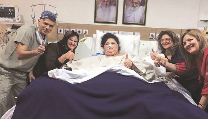 В ОАЭ умерла 300-килограммовая египтянка: фото некогда самой толстой женщины в мире