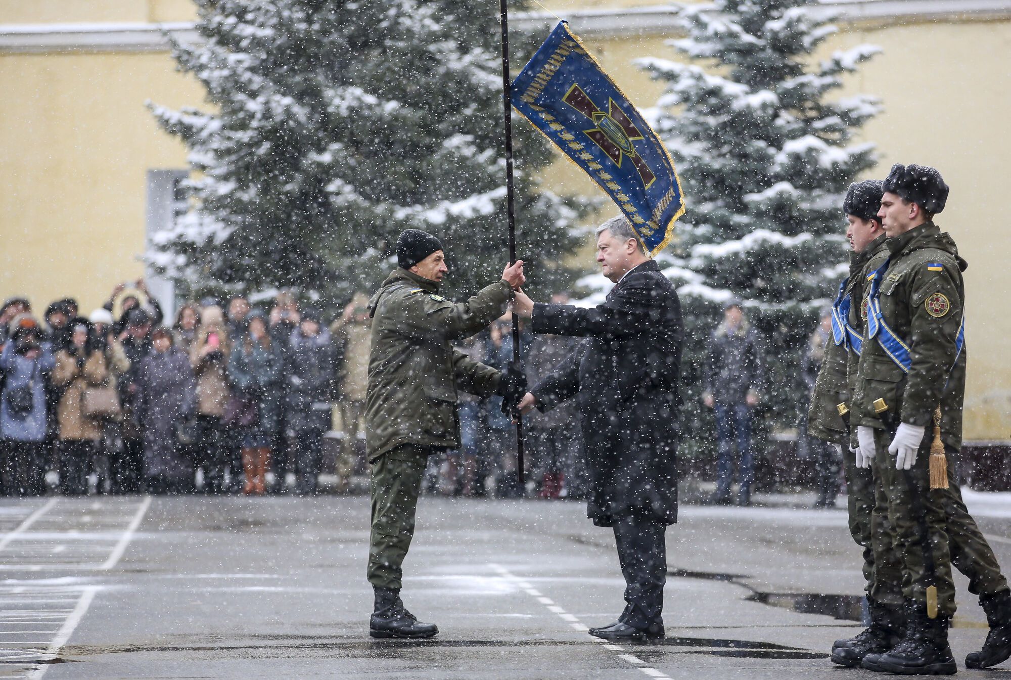 Участь в заходах з нагоди присвоєння імені С.Кульчицького батальйону оперативного призначення Нацгвардії. Київ, 1.12.2016