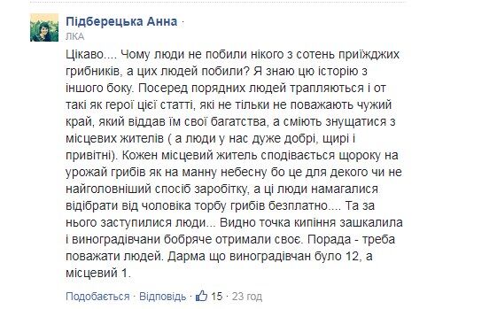 На Закарпатті приїжджих грибників побили всім селом: версії двох сторін