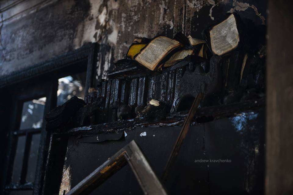 Пожар на складах Винниччины: впечатляющий фоторепортаж