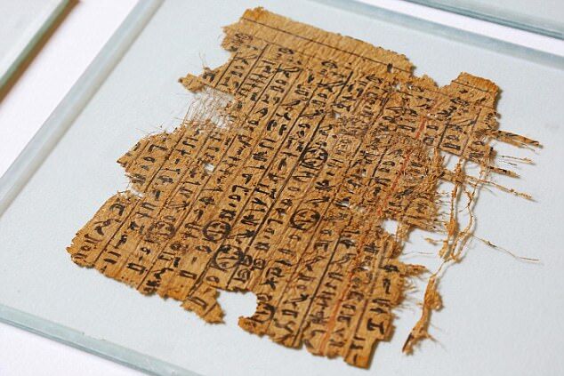 Древний папирус Мерера