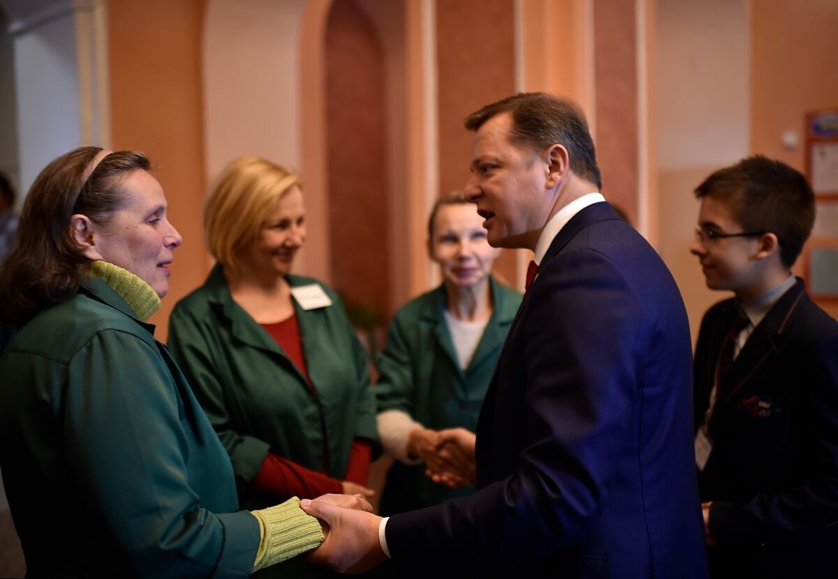 Олег Ляшко в лицее