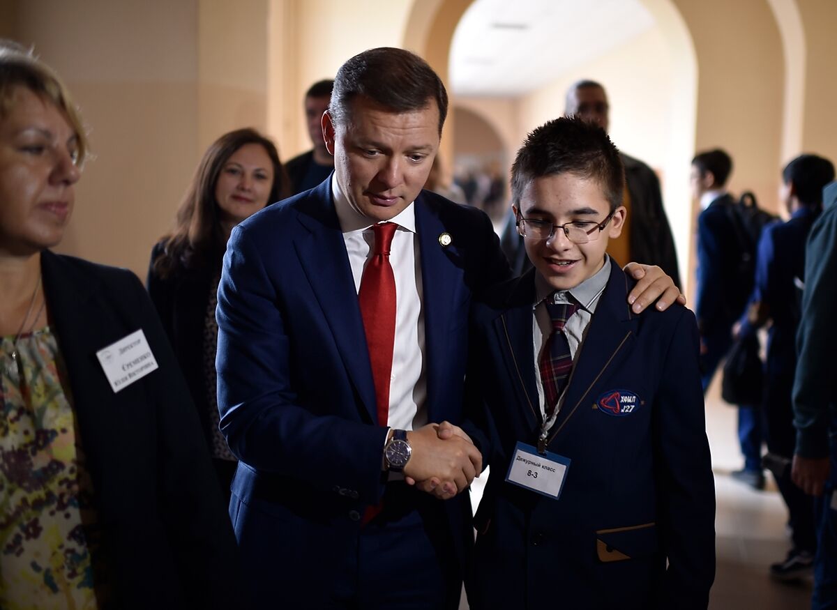 Олег Ляшко в лицее