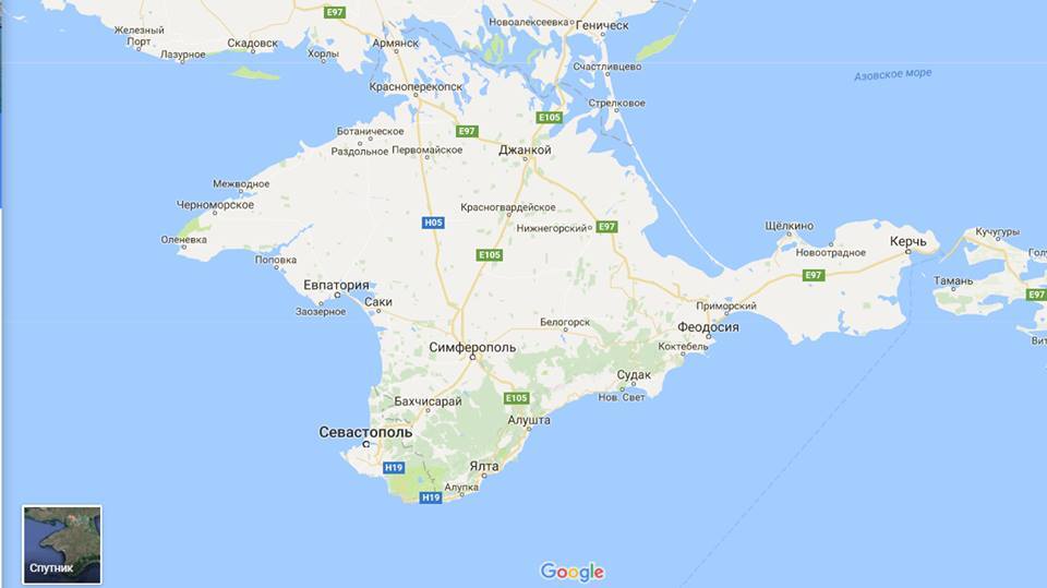 Google офіційно визнав окупацію Криму?