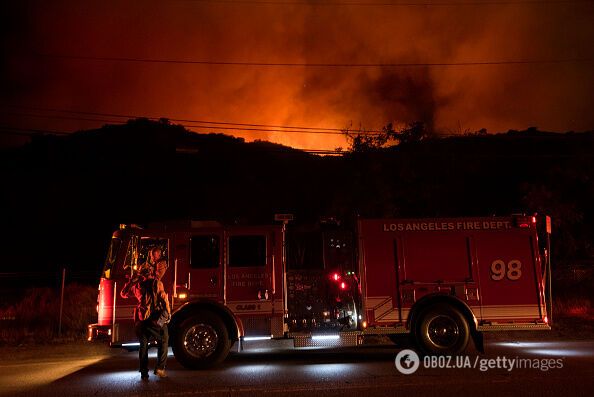 Лос-Анджелес охопили масштабні пожежі: унікальні кадри стихійного лиха