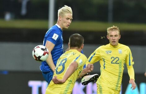 Сборная Украины проиграла Исландии в матче отбора ЧМ-2018