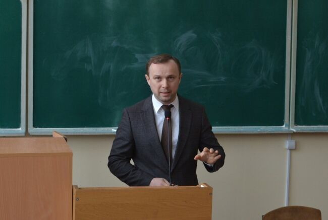 Исполнительный директор "Укргазвидобування" Александр Романюк. Фото: nung.edu.ua