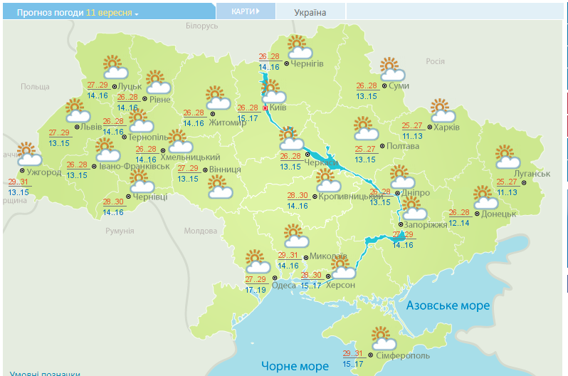 Спека повертається: синоптики потішили прогнозом погоди на початок тижня в Україні