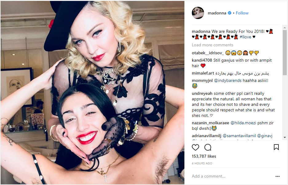 "Черт, там же небрито!" Мадонна поразила сеть провокационным фото с дочерью