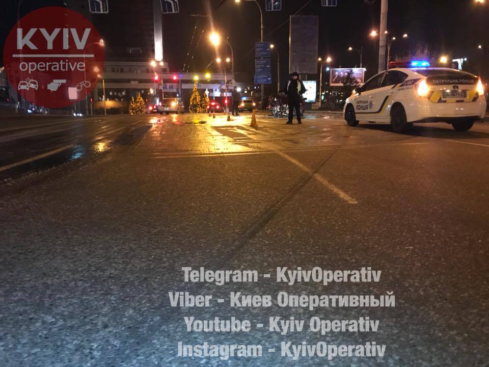 Подполковник Нацполиции попал в серьезное ДТП в Киеве - соцсети