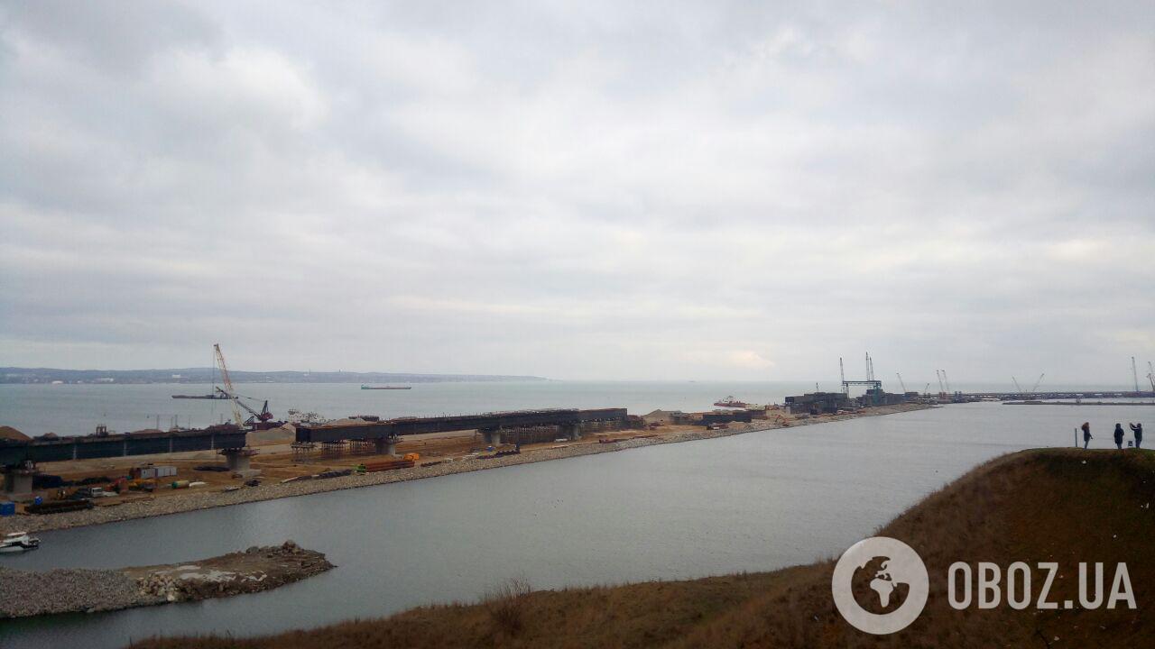 Будівництво Кримського мосту: з'явилися свіжі фото і відео