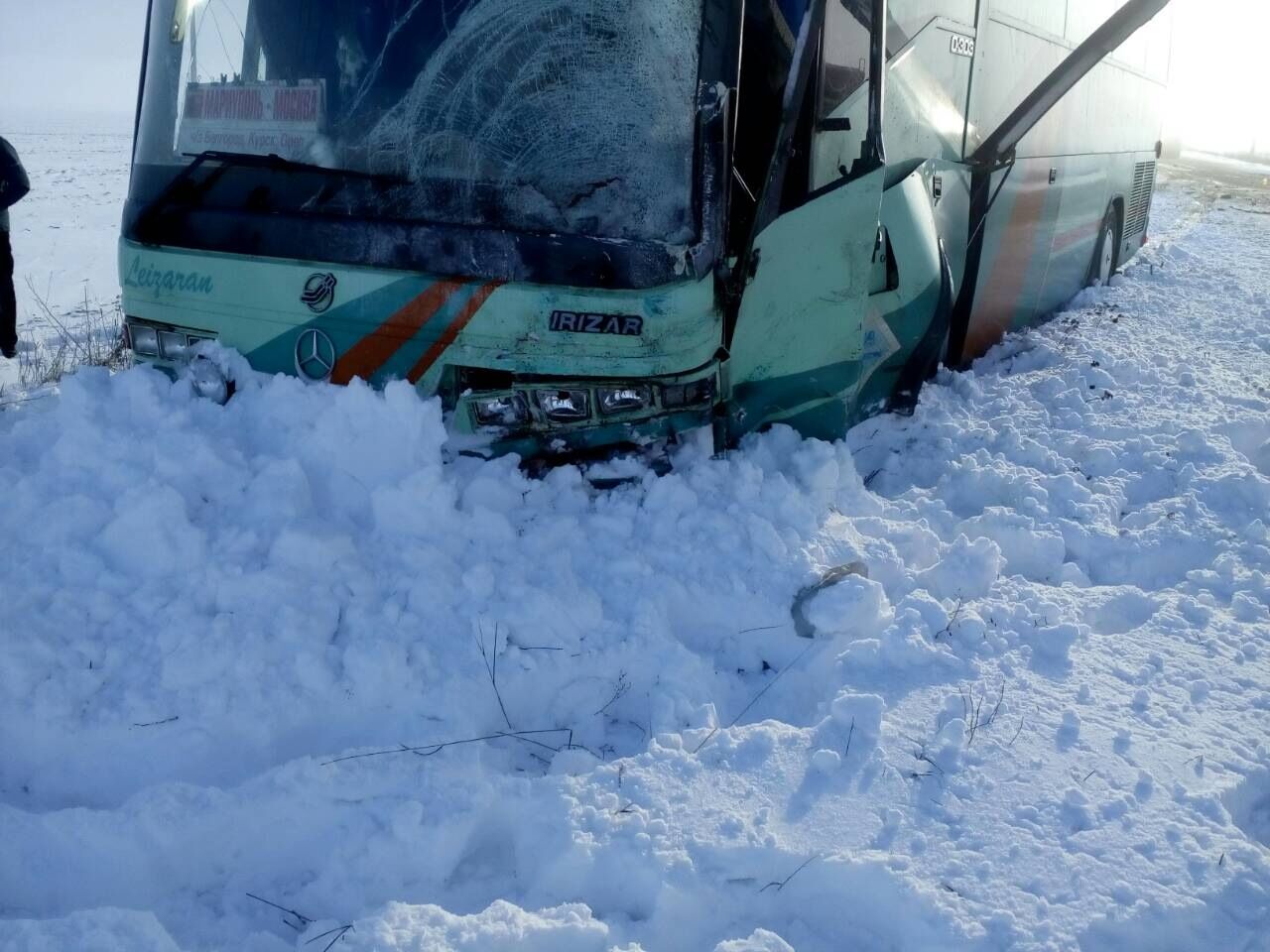 После удара загорелся: на Запорожье произошло смертельное ДТП с автобусом