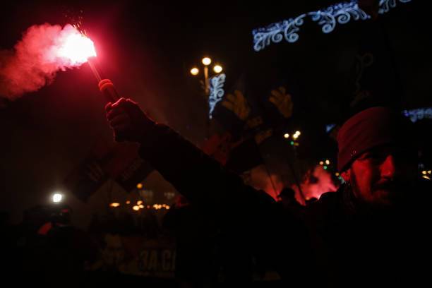 Факельное шествие в честь Бандеры: опубликован яркий фоторепортаж