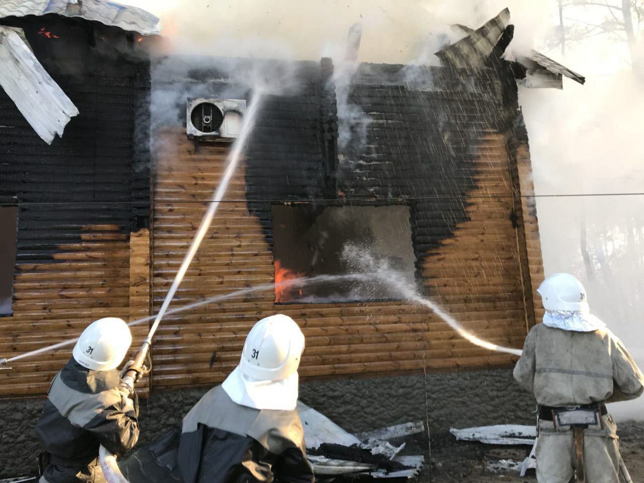 Элитный 2-этажный дом сгорел в Запорожской области: есть пострадавшие (ФОТО)