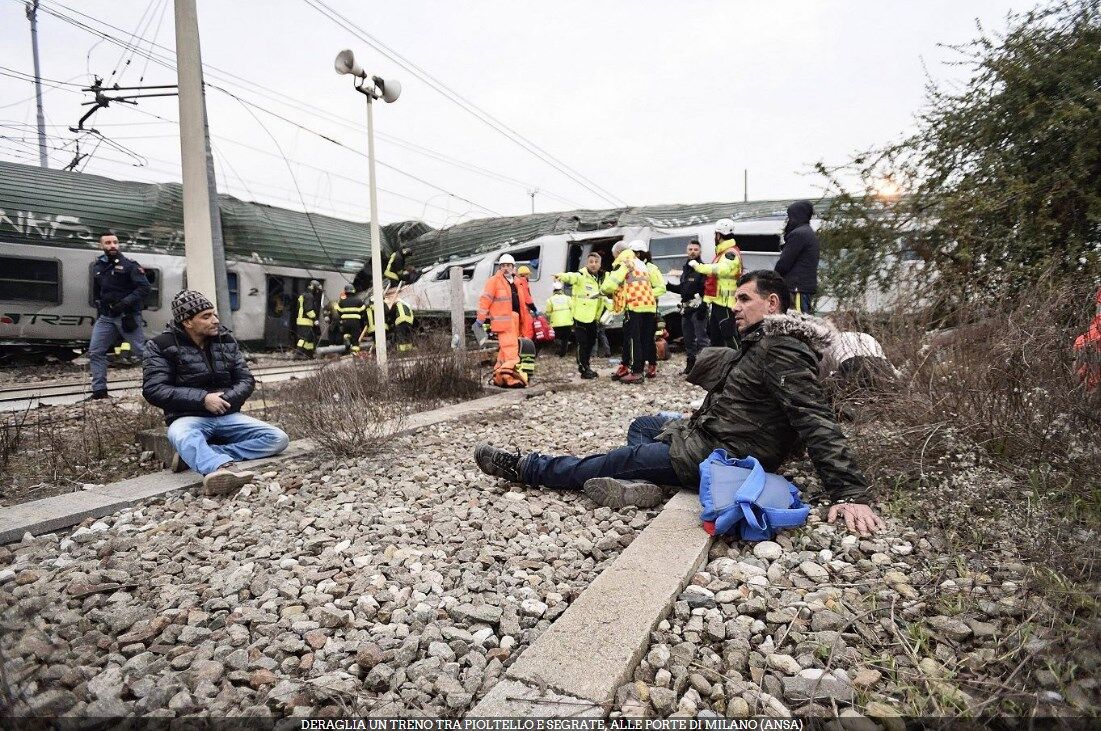 Катастрофа на залізниці в Італії: чотири жертви, сотні постраждалих