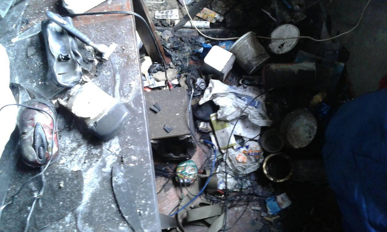 Обгоревшие ноутбуки и кровати: пожар в студобщежитии Мелитополя (ФОТО)