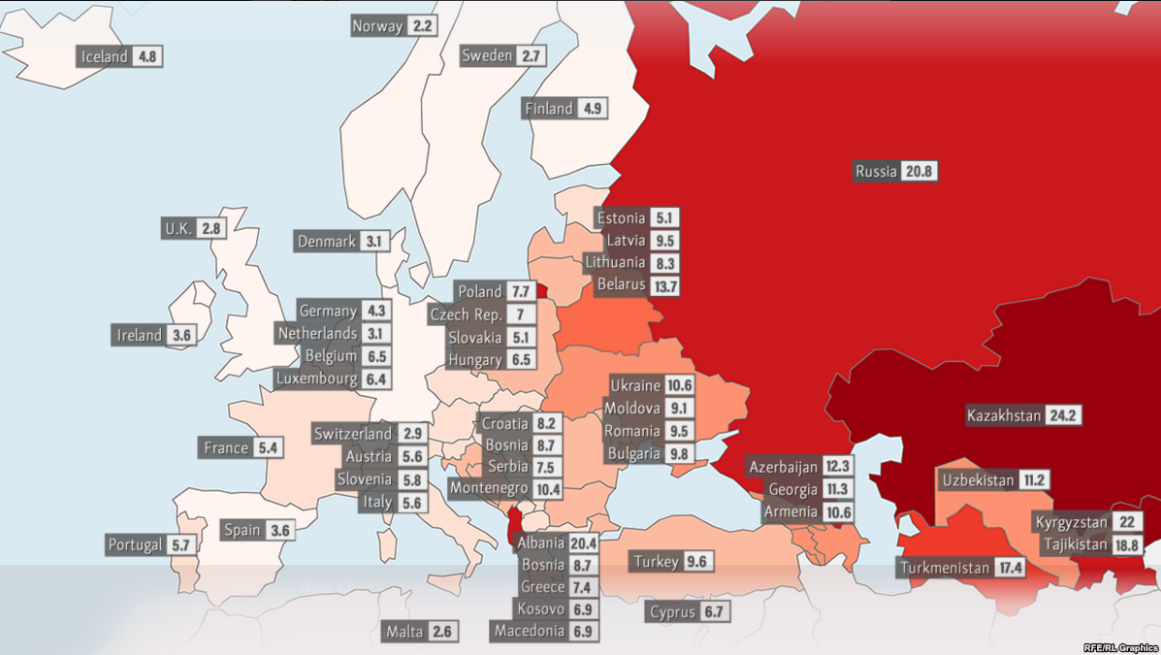 Смерть на дорогах: Украину сравнили со странами Европы (инфографика)