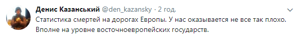 Смерть на дорогах: Украину сравнили со странами Европы (инфографика)