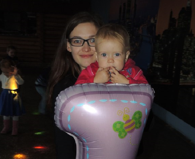 Олена Дячук з донькою Веронікою