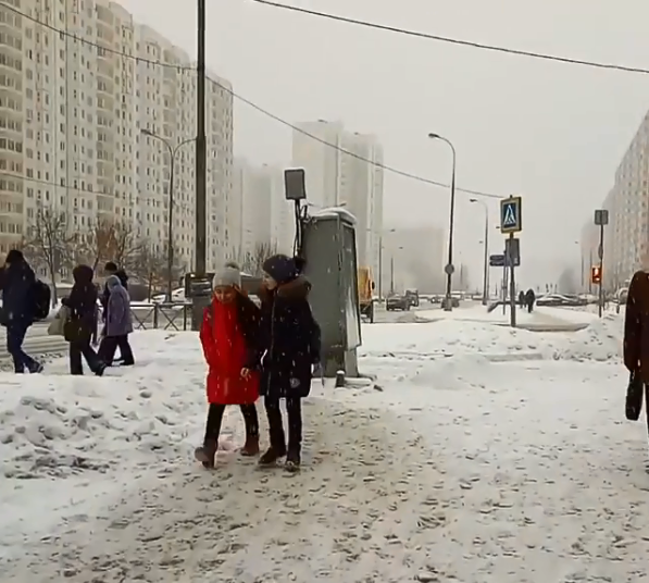 Снігопад у Москві