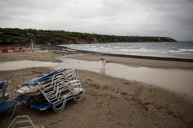  Грецию накрыл мощнейший ураган: фото и видео бушующей стихии