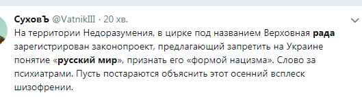 ''Видавлюють духовний стрижень'': росіяни запанікували через ініціативу Ради щодо ''русского міра''