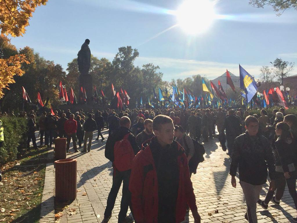 Тисячі людей вийшли на марш УПА в Києві: всі подробиці, фото і відео