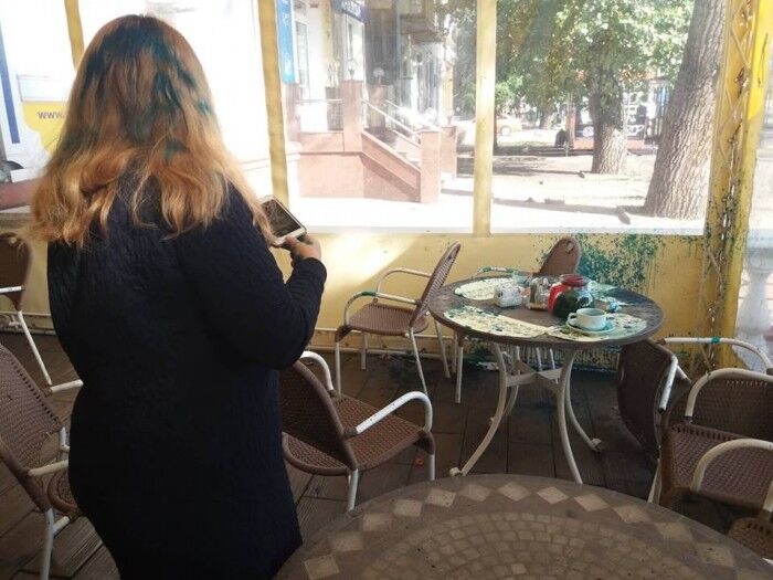 в запоріжжі облили зеленкою 1