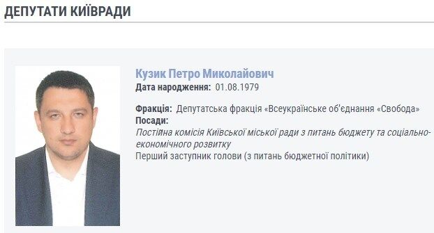 У Києві депутат вистрелив у себе з нагородної зброї: названа причина