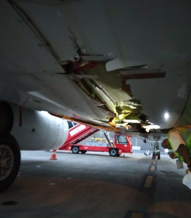 В Індії літак із пасажирами врізався у стіну: в мережі скандал