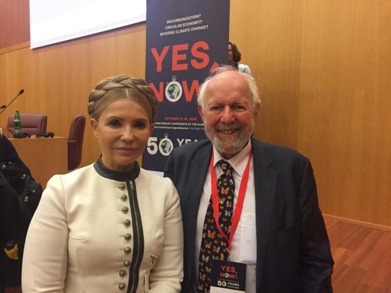 Тимошенко зустрілася з колишніми співпрезидентами Римського клубу
