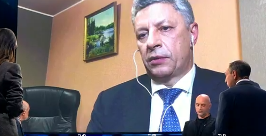 Бойко в эфире с террористами "решал" судьбу Донбасса