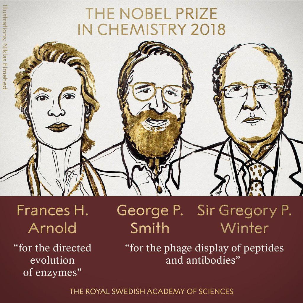 Нобелівську премію з хімії дали за відкриття у сфері еволюції