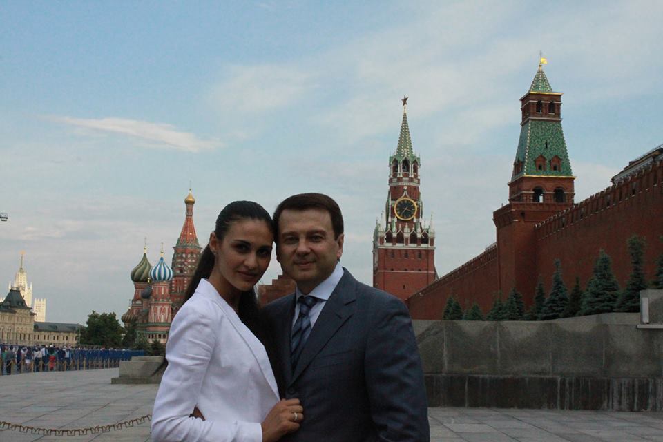 Тимофей Нагорный с женой Ренатой