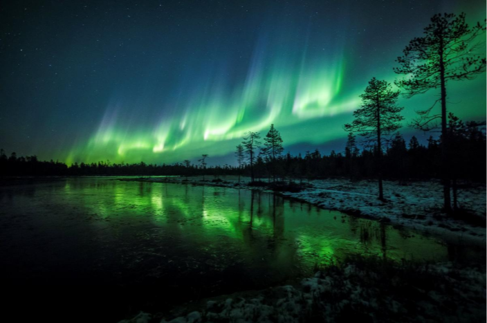 Северное сияние в Финляндии: уникальные фотографии