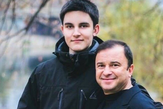 Виктор Павлик с сыном