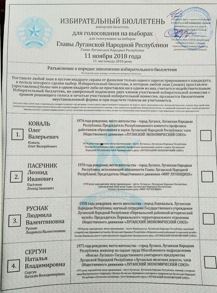 На Донбассе прошли "псевдовыборы" главарей "Л/ДНР": все подробности