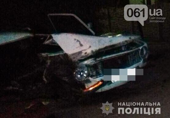 В Запорожье молодой парень погиб в ДТП