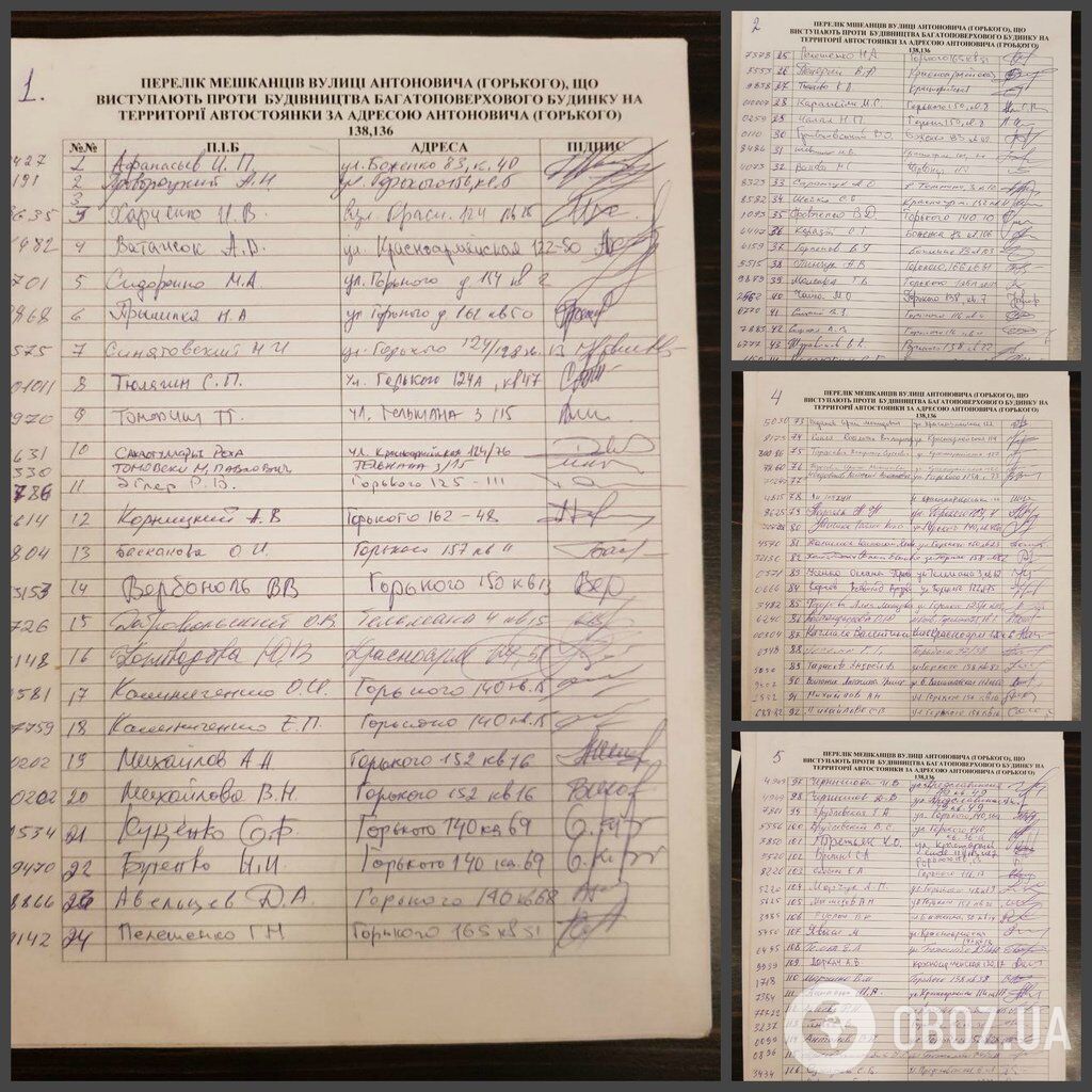 Жители ул. Антоновича, 140 собрали подписи против строительства высотки