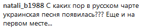 Знай наших: україномовний хіт очолив топ російського чарту
