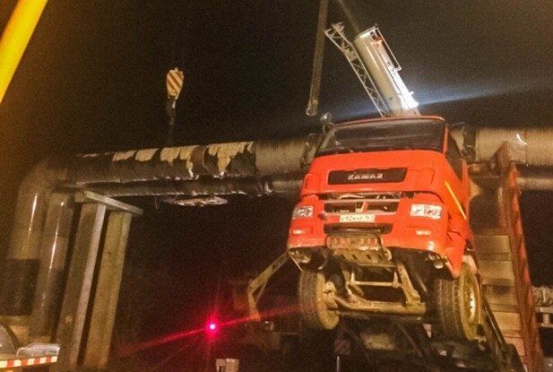 Авария в Керчи из-за Крымского моста