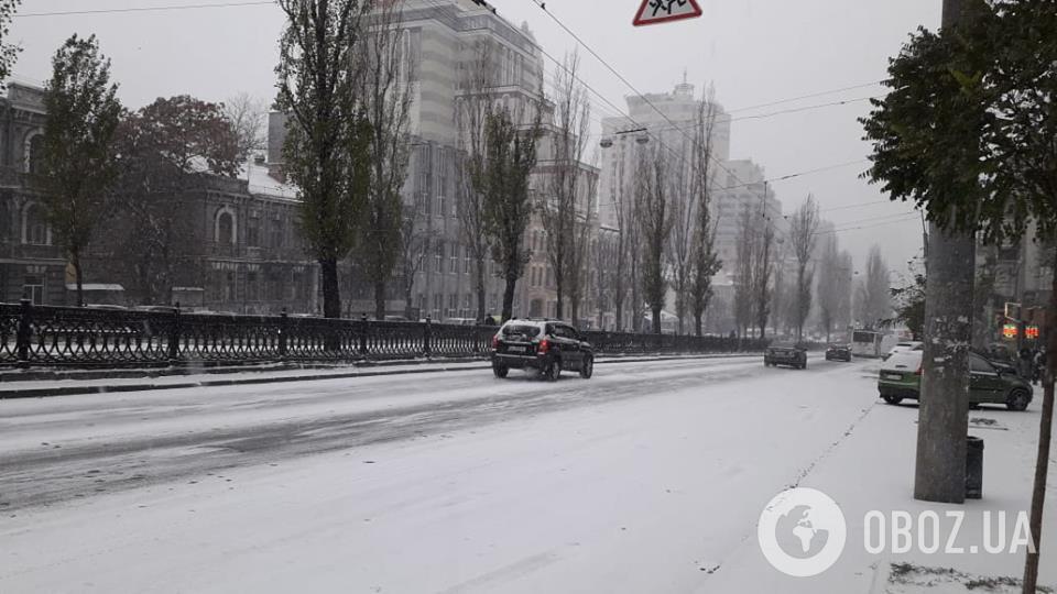 Киев замело снегом: появились невероятные фото и видео 