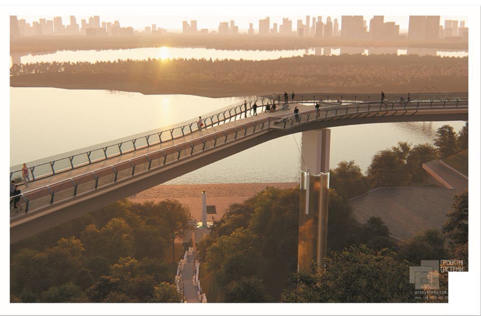 ''Очень круто'': в Киеве начнут строить еще один мост