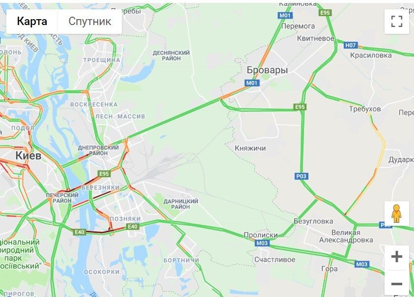 Мосты стоят: Киев сковали серьезные пробки. Карта