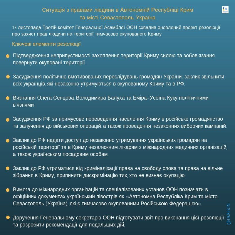 ''Боротьба триває!'' В ООН ухвалили історичну резолюцію щодо Криму