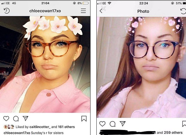 Аккаунты двух девушек в социальной сети