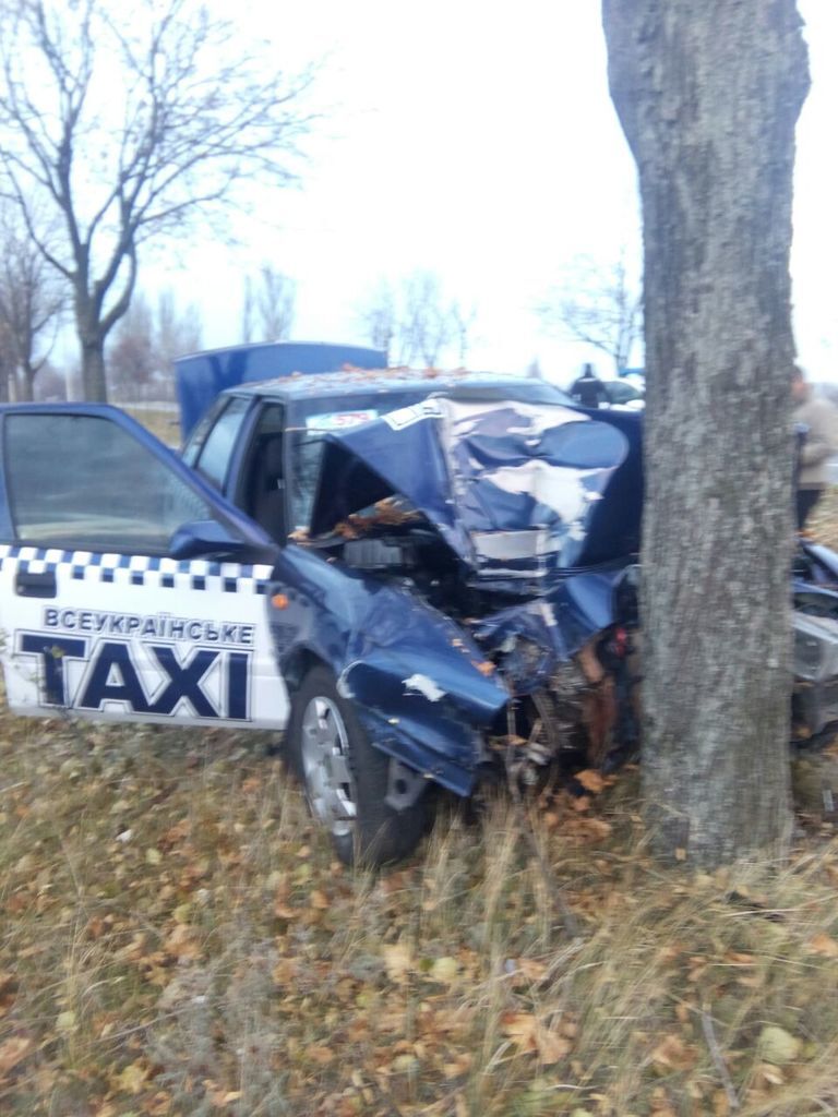 В Запорожье произошло ДТП с участием такси