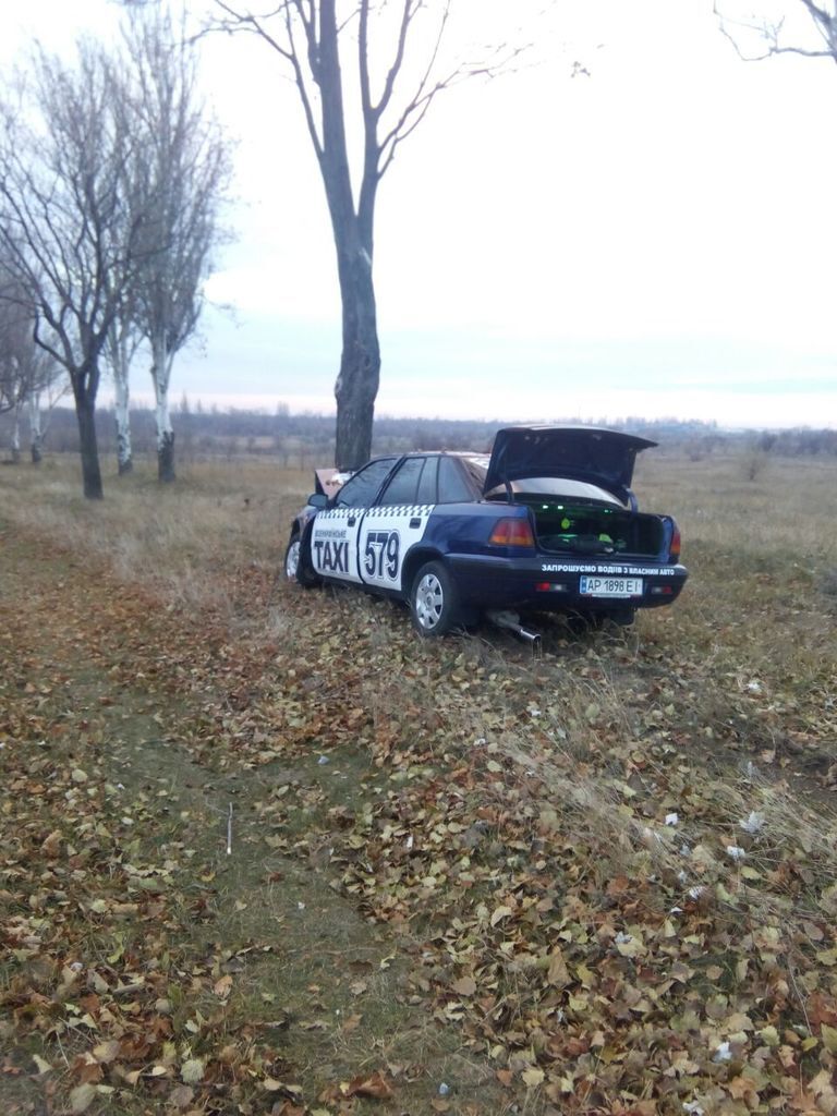 В Запорожье произошло ДТП с участием такси